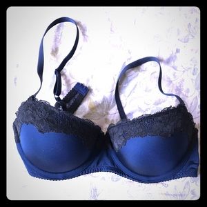 Blue & Black 34C
